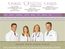 Tablet Screenshot of gvilleobgyn.com